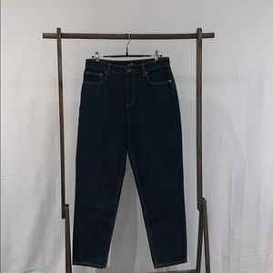 Frank + Oak Dark Wash Selvedge Regular Fit Denim